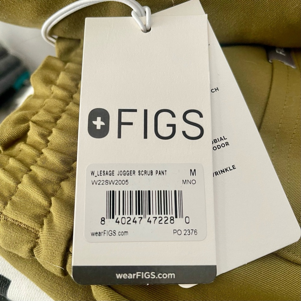 ✨ NWT Figs Lesage Jogger Size M Martini Olive - SOLD OUT Limited Edition - Picture 3 of 9
